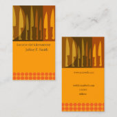 Trendy toonaangevende keukenkoks Chef Knife Visitekaartje (Voorkant / Achterkant)