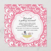 Trendy Tortelduifjes Bridal Shower Kaart (Voorkant / Achterkant)