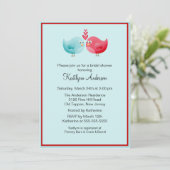 Trendy Tortelduifjes Bridal Shower Kaart (Staand voorkant)