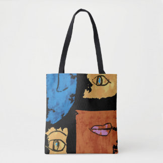 Trendy Tote Bag | The Face door AdzSpirit