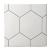 Trendy Traditional Classic Hexagon Pattern Tegeltje (Voorkant)