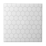 Trendy Traditional Classic Hexagon Pattern Tegeltje<br><div class="desc">Deze traditionele klassieke hexagon patroon keramische tegel met een klassieke stijl gaat nooit uit van stijl, en kan zo veelzijdig in hun gebruik zijn: voor een keukenbacksplash, eigenschaps-tegel, fireplace surround of tegel van de badkamerdouche. Voeg een ontwerpaccent toe aan elke ruimte. Een ander gebruik moet een tegel lijsten om op...</div>
