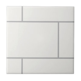 Trendy Traditional Classic Subway Tile Pattern Tegeltje