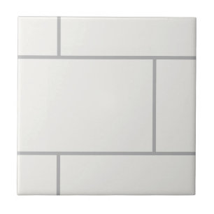 Trendy Traditional Classic Subway Tile Pattern Tegeltje