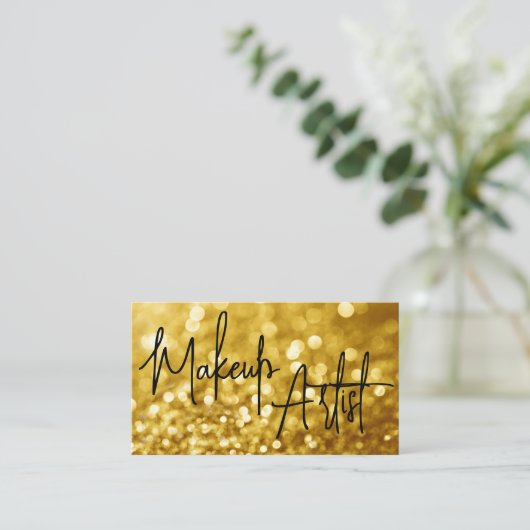 Trendy Trending Makeup Artiest Visitekaartjes (Staand voorkant)
