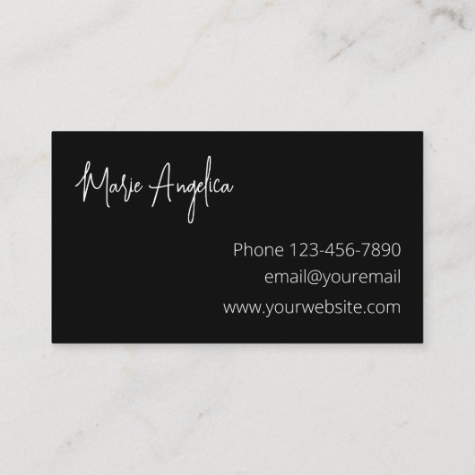 Trendy Trending Makeup Artiest Visitekaartjes (Achterkant)