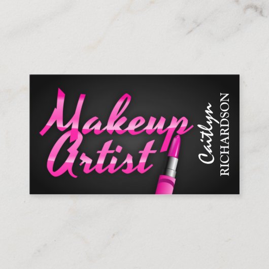 Trendy Trendy Makeup Artist Visitekaartje (Voorkant)