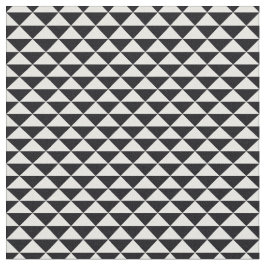 Trendy Triangles Patterned Fabric (zwart) Stof