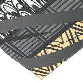 Trendy Tribal African Pattern Zebra Print Medium Tafelloper (Hoek)