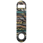 Trendy Tribal African Pattern Zebra Print Speed Flessenopener (Voorkant)