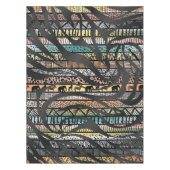 Trendy Tribal African Pattern Zebra Print Tafelkleed (Voorkant)