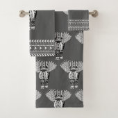 Trendy Tribal Bohemian Elephant Bad Handdoek (Insitu)