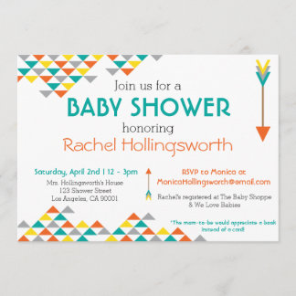 Trendy Tribal & de Uitnodiging van het Baby shower
