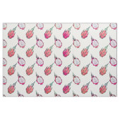 Trendy Tropical Dragon Fruit Halves White Pattern Stof (Fat Quarter)