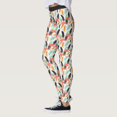 Trendy Tropical Flamingo patroon Leggings (Links)
