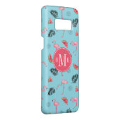 Trendy Tropical Flamingo & Watermelon Pattern Case-Mate Samsung Galaxy Hoesje (Achterkant / rechts)