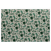 Trendy Tropical Foliage Green Leaves Pattern Stof (Yard (91,4 cm))
