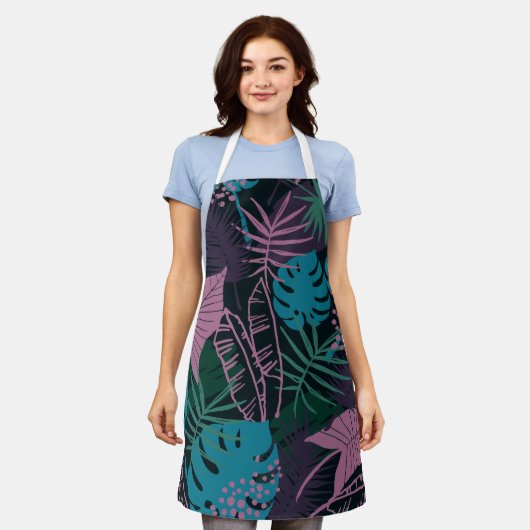 Trendy Tropical Paradise Summer Pattern Schort (Gedragen)