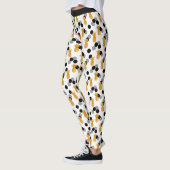 Trendy Tropical Pineapple Pattern Leggings (Links)