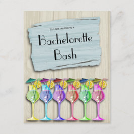 Trendy Tropical Umbrella Drink Kaart