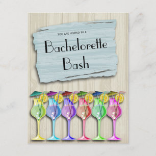 Trendy Tropical Umbrella Drink Kaart