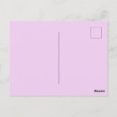 Trendy Tropisch Roze en Gold Aloha Kerstmis Briefkaart (Achterkant)