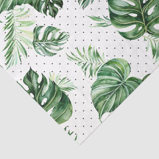 Trendy tropisch strand tissuepapier (Detail)