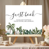 Trendy Tropische Aquarel Groene Bladeren Poster