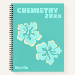 Trendy tropische preppy notitieboek