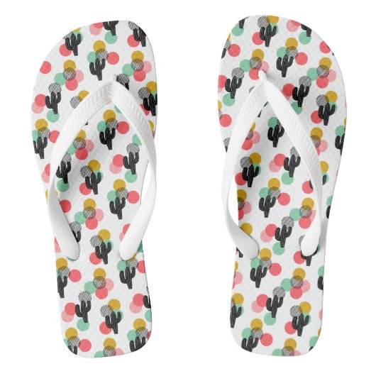 Trendy Tropische Succulent Patroon Teenslippers (Voetbed)