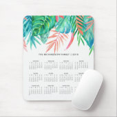 Trendy Tropische Waterverf | Agenda 2018 Muismat (Met muis)