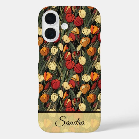 Trendy Trouwambassadeur Cadeau Tulp Bloemstuk Maat Case-Mate iPhone Case (Achterkant)