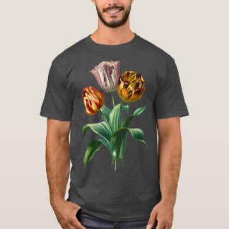 Trendy Tulip Flowers T-shirt
