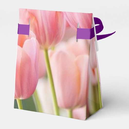 Trendy tulp gunst of geschenkdoos bedankdoosjes (Achterkant)