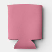 Trendy Tulp Roze Effen Kleur Blikjeskoeler (Achterkant)