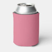 Trendy Tulp Roze Effen Kleur Blikjeskoeler (Blikje Achterkant)