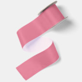 Trendy Tulp Roze Effen Kleur Satijnen Lint (Achterkant)