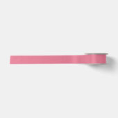 Trendy Tulp Roze Effen Kleur Satijnen Lint (Voorkant)