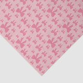 Trendy Tulp Roze Strikken Patroon Op Boho Chic Roz Tissuepapier (Detail)