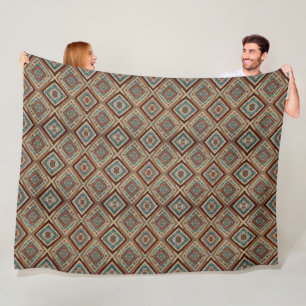 Trendy Turks Mooi Oud Patroon Collectie Fleece Deken