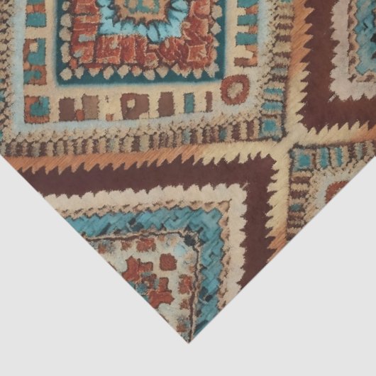 Trendy Turks Mooi Oud Patroon Collectie Tissuepapier (Detail)