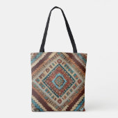 Trendy Turks Mooi Oud Patroon Collectie Tote Bag (Achterkant)