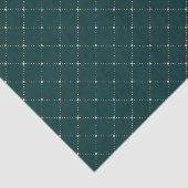 Trendy Turquoise en Goud Tissuepapier (Detail)