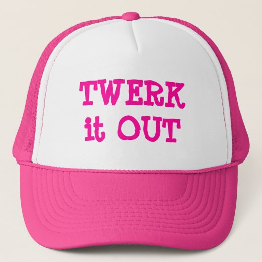 Trendy Twerk het uit Trucker Pet (Voorkant)
