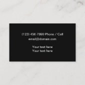 Trendy Two Side Haarstylist Visitekaartjes (Achterkant)