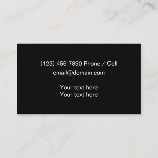 Trendy Two Side Haarstylist Visitekaartjes (Achterkant)