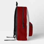 Trendy Two-Tone School Style with Personalization Bedrukte Rugzak (Links)