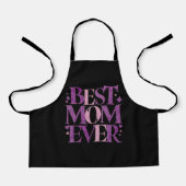 Trendy Typografie Beste Mam Ooit Schort (Voorkant)