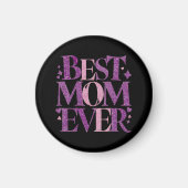 Trendy typografie Beste moeder ooit Magneet (Voorkant)