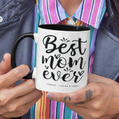 Trendy typografie Beste moeder ooit Mok